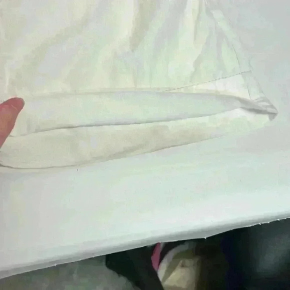Pilcro size 29 white 100% cotton straight leg pants Anthropologie - Picture 10 of 11